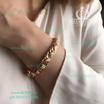 دستبند ژوپینگ طرح طلا دو لاین